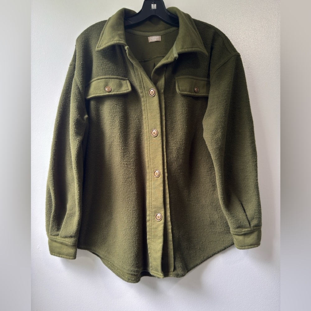 Summer & Rose Oversized Tucson Shirt Jacket Sz S/M - Picture 2 of 12